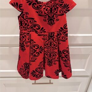 Rare editions girls red dress